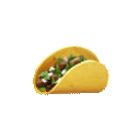 A cloudapp logo eating a taco.