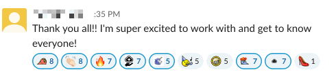 Slack GIF reactions