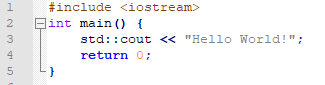 C++ Code without comments