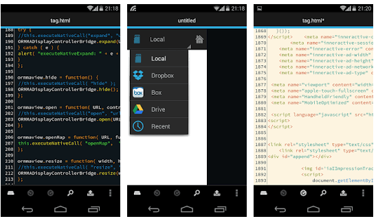 DroidEdit Pro is one of the best Android apps for programmers