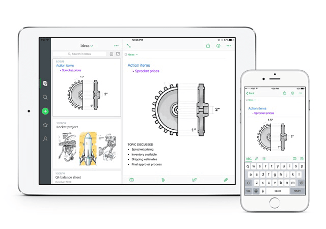 A screenshot of the Toggl iPhone productivity app.