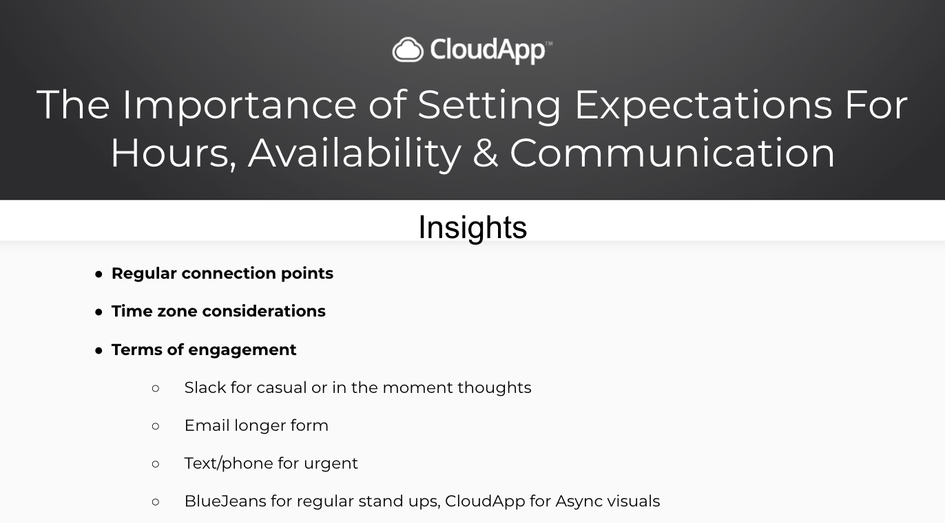 The Importance of Setting Expectations for Hours, Availability, and Communication