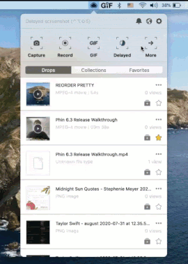A user reorders her features with the More Actions’ Reorganize Feature.