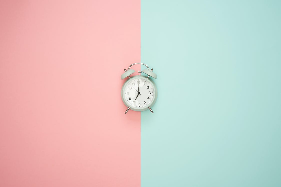 pragmatic marketing framework timing clock on background