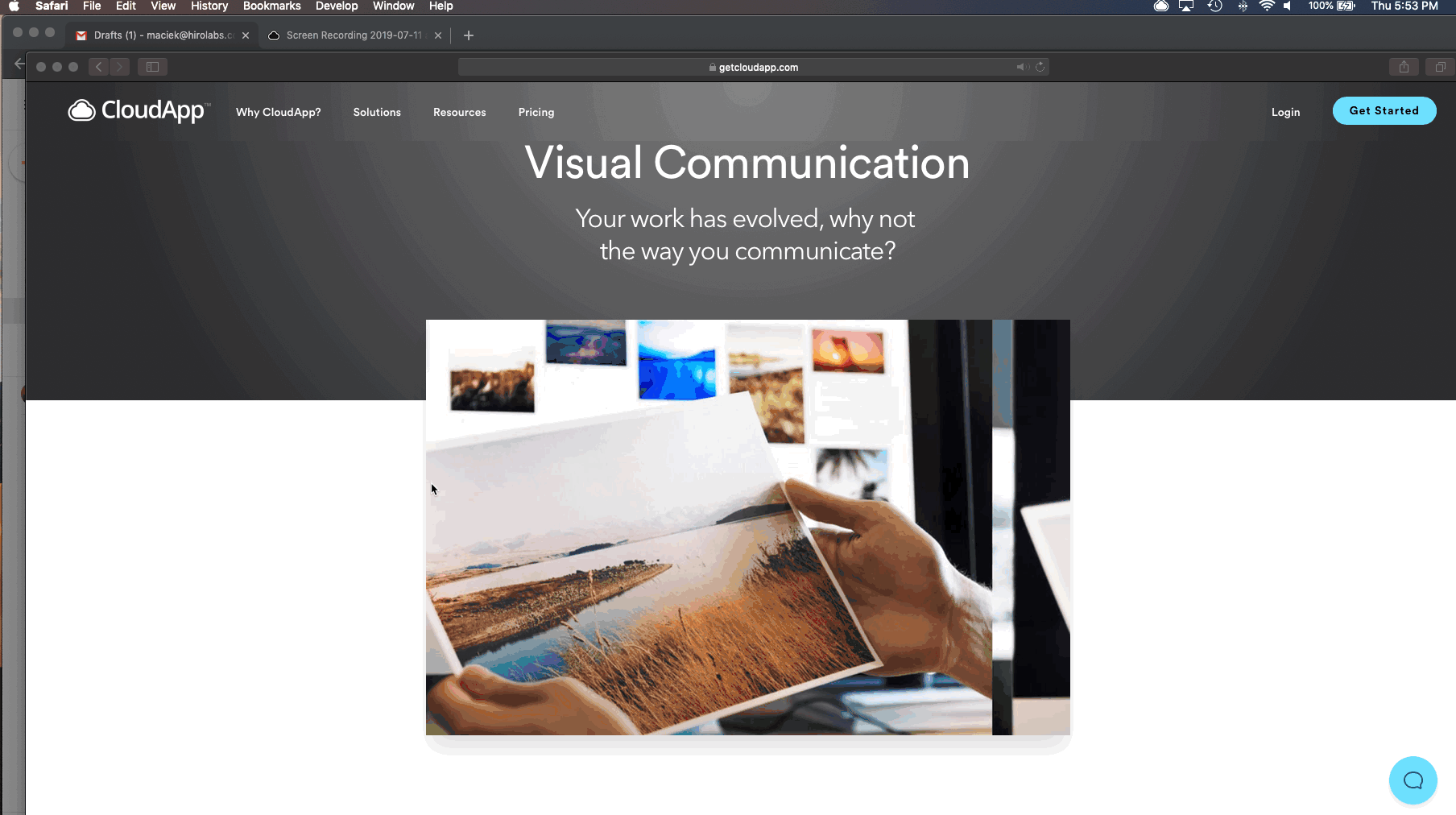 paste screenshot in email mac