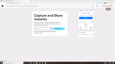 GIF demonstrating how to reuse button settings with CloudApp