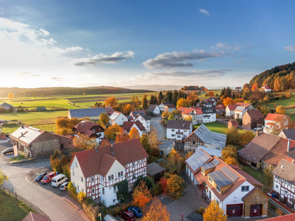 an overhead view of pataskala on a sunny day