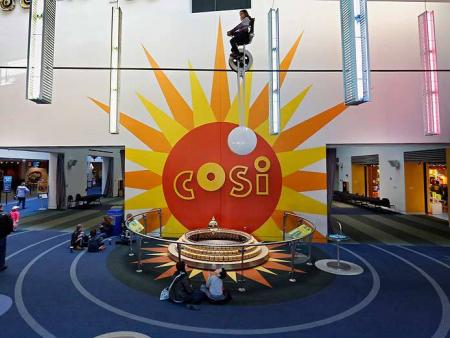 inside of COSI in Worthington OH
