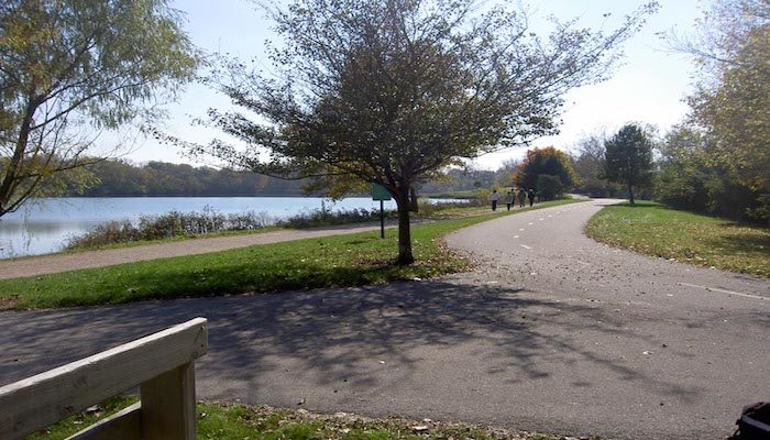 Trail in Antrim Park OH