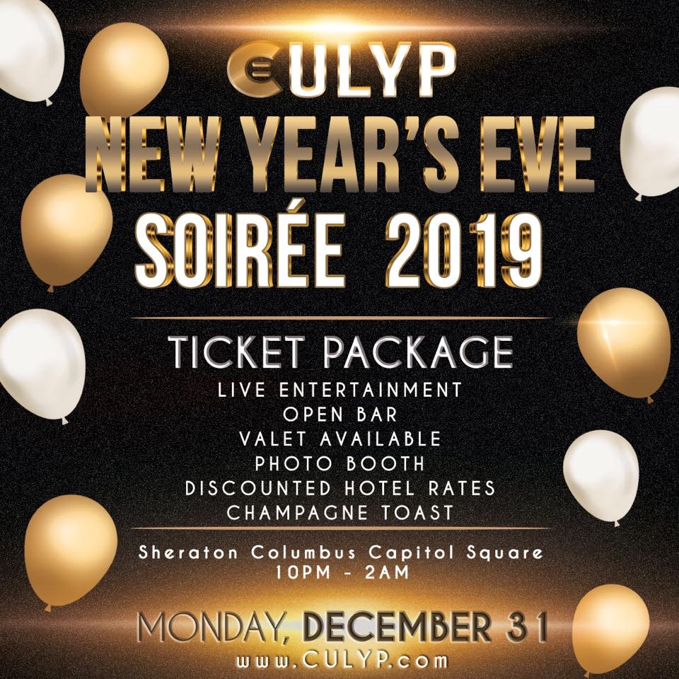 Columbus Urban League Young Professionals NYE Soiree  poster