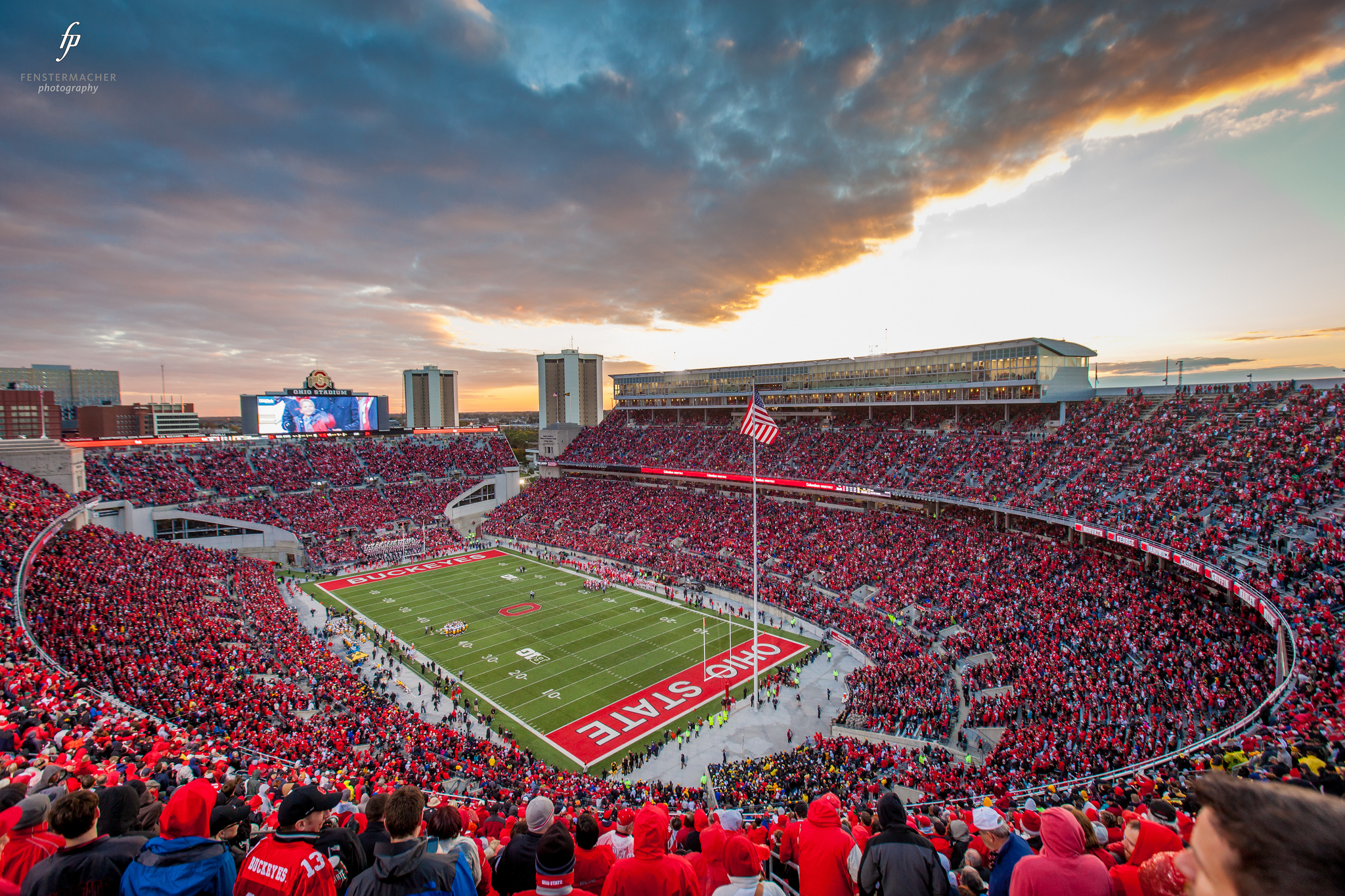 Ohio state stadium filled with fans