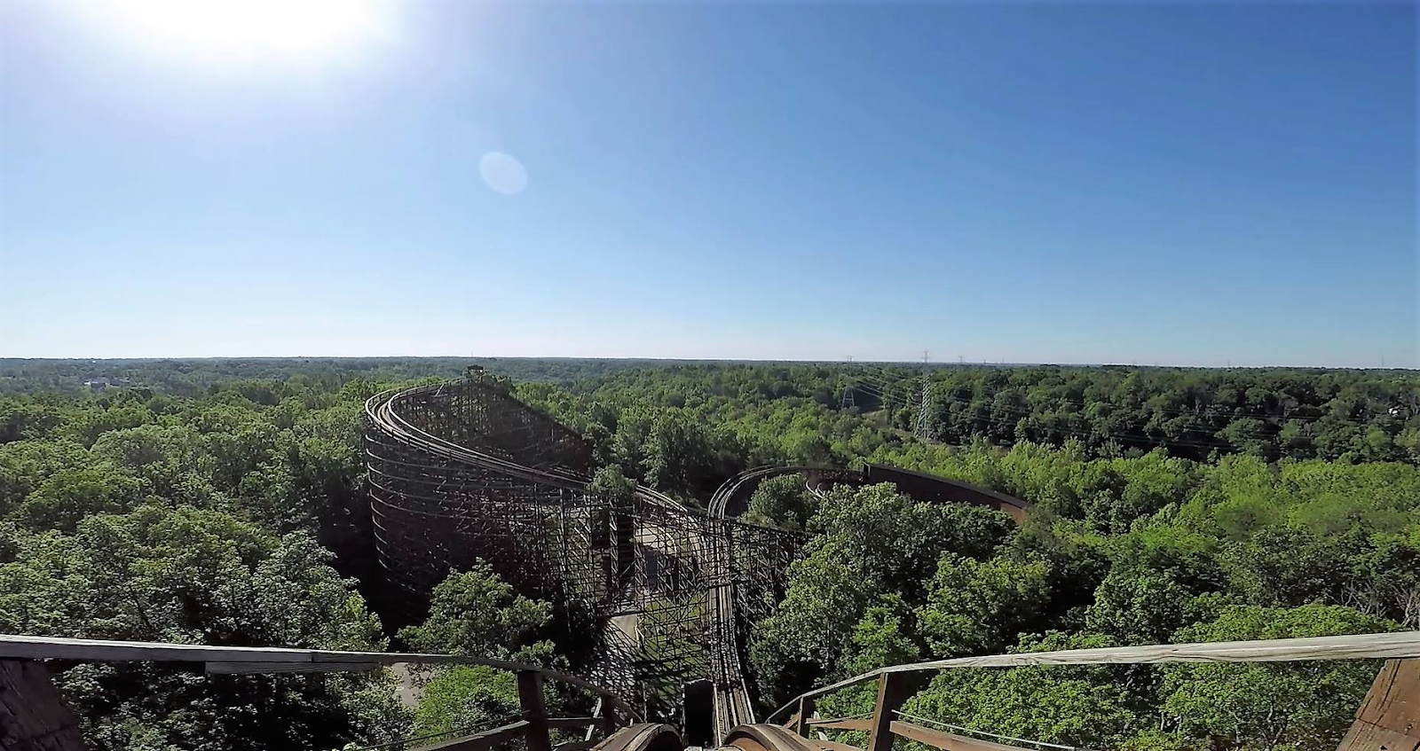 Kings Island Ohio Roller Coaster view