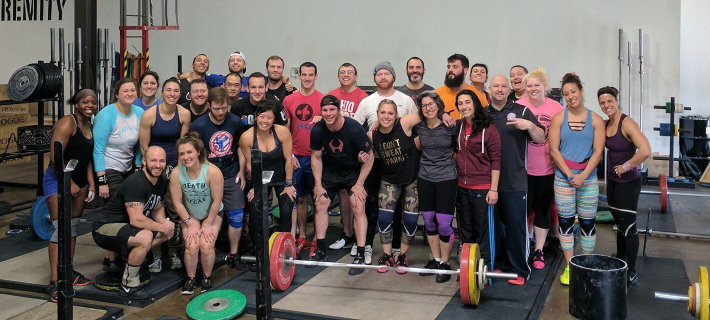 Group photo of Columbus Weightlifting Club
