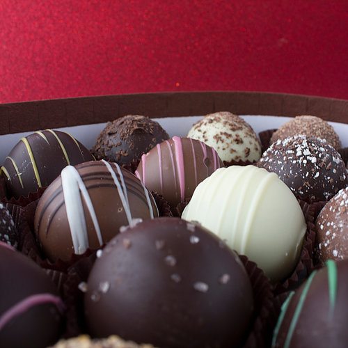 assorted chocolate truffles