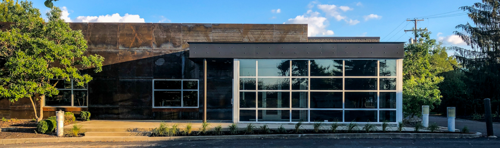 Front of Columbus Brewing main building