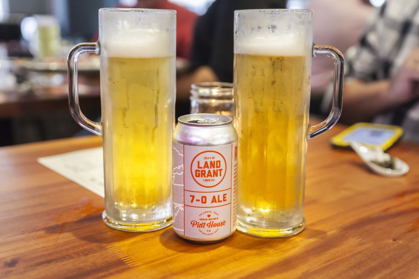 Land-Grant 7-0 Ale served at Urban Meyer's Pint House