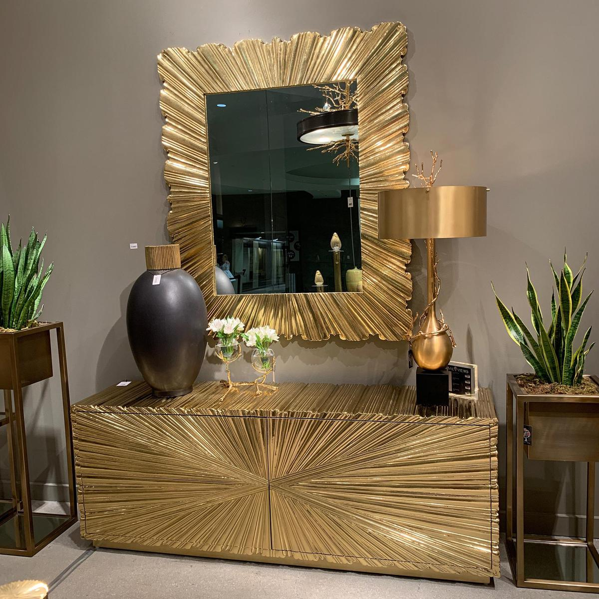 gold mirror