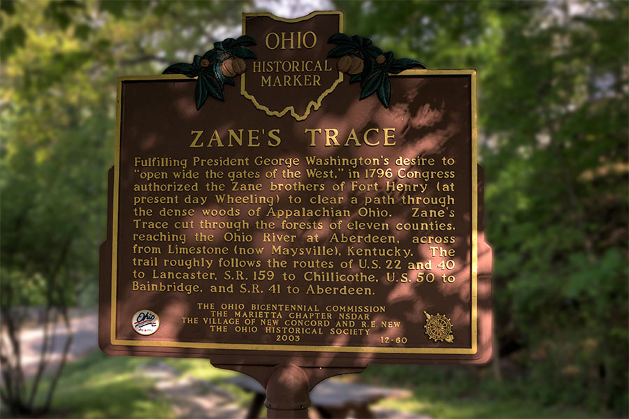 Zane's Trace in Fairfield County OH