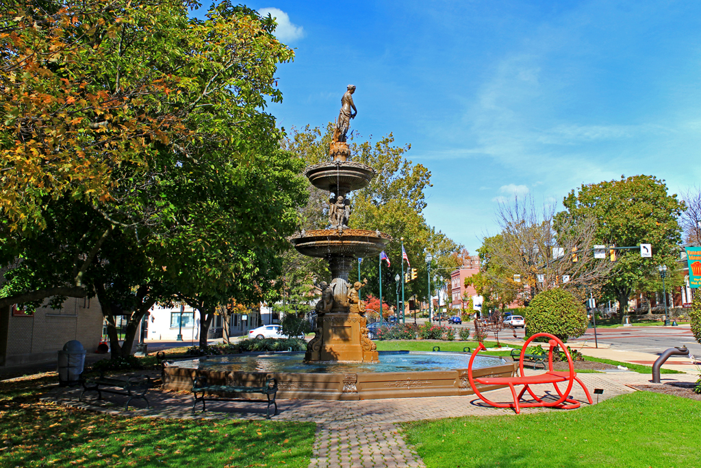 Fountain in Lancaster OH