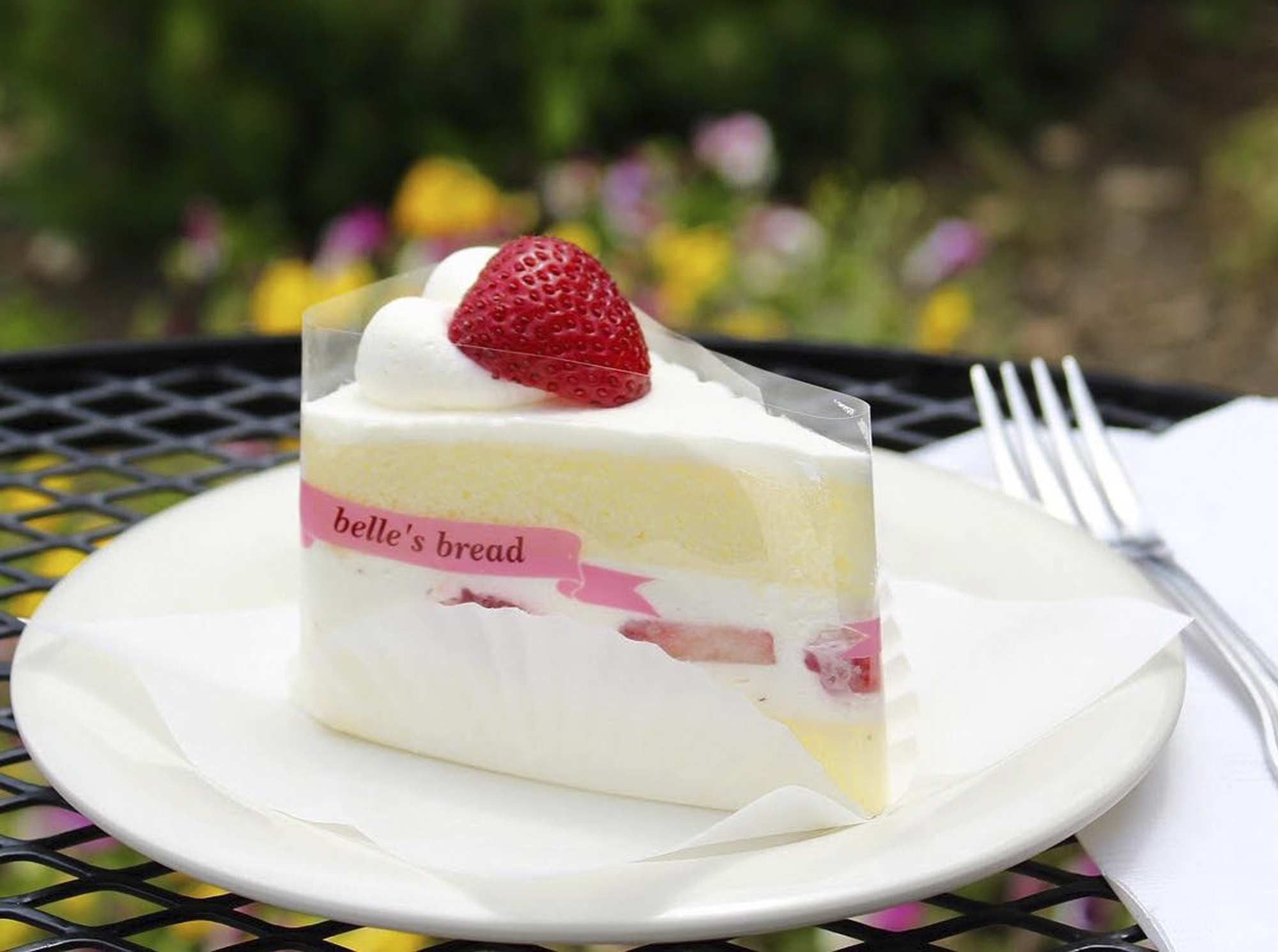 Strawberry cheesecake from Belle's