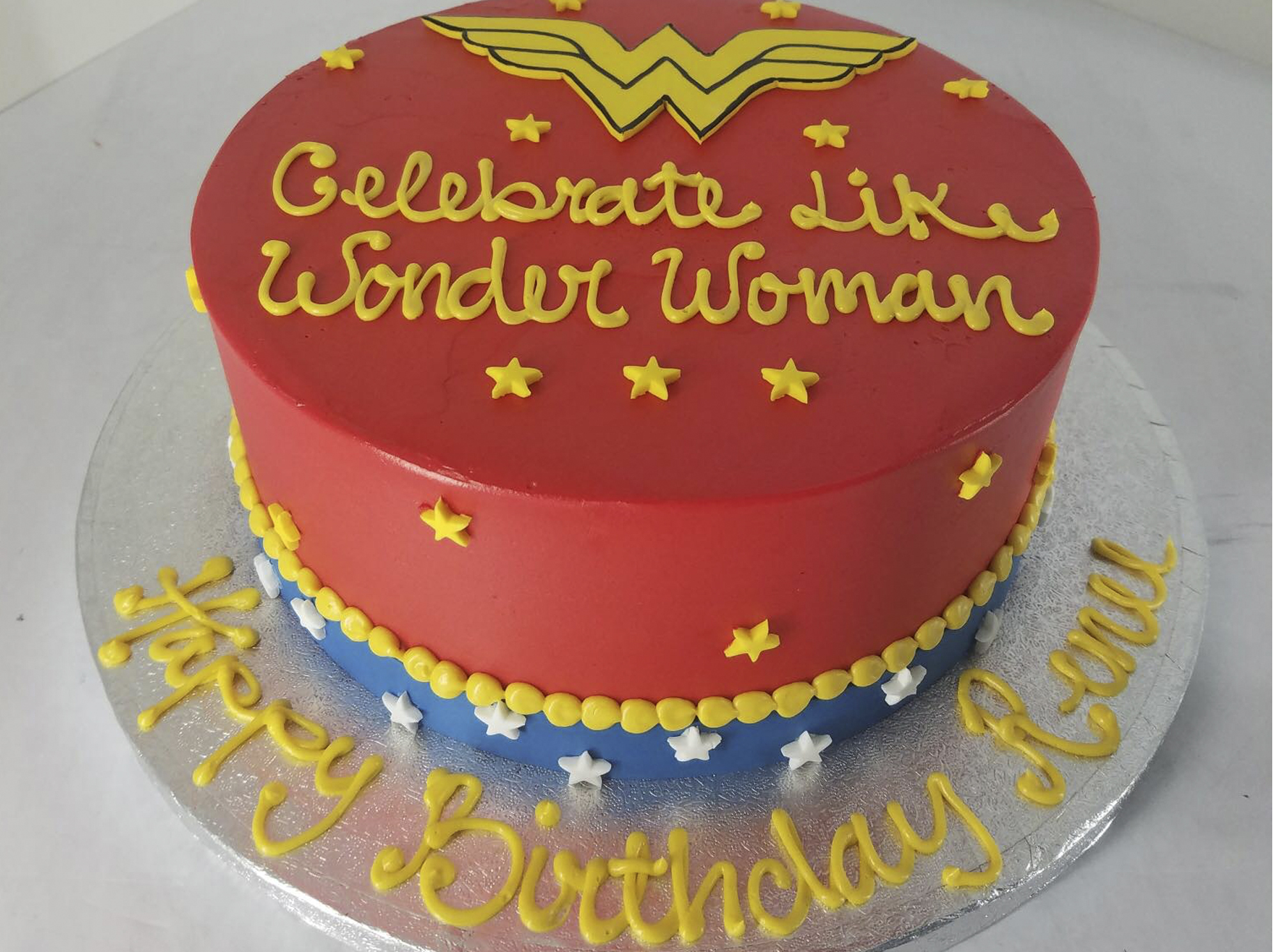 Wonder woman birthday cake!