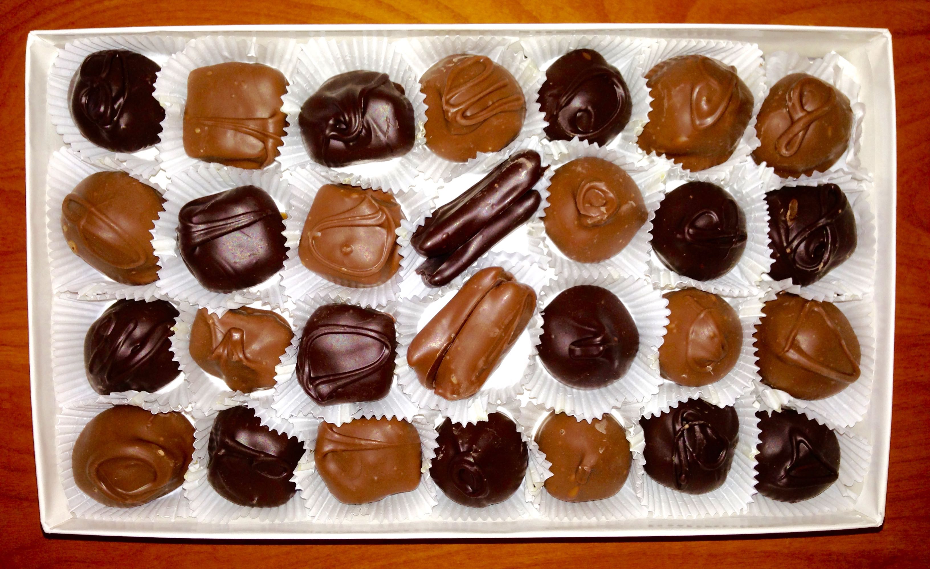 Dark and Milk chocolates
