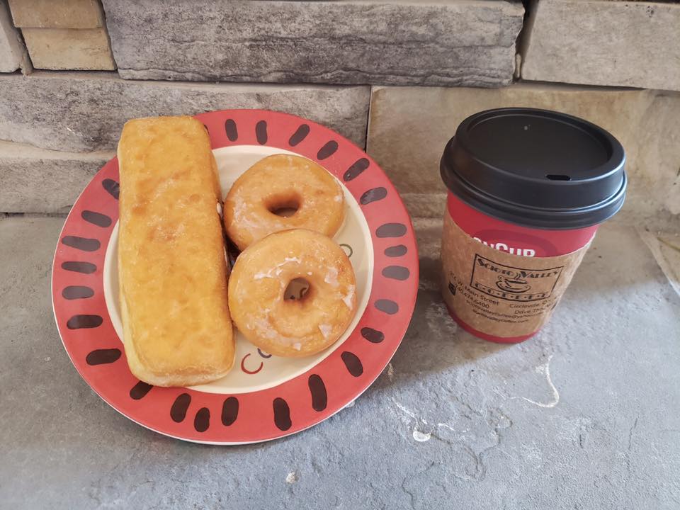 Donuts and coffee