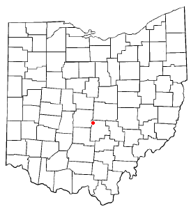 Pinkerington is very close to the center of Ohio