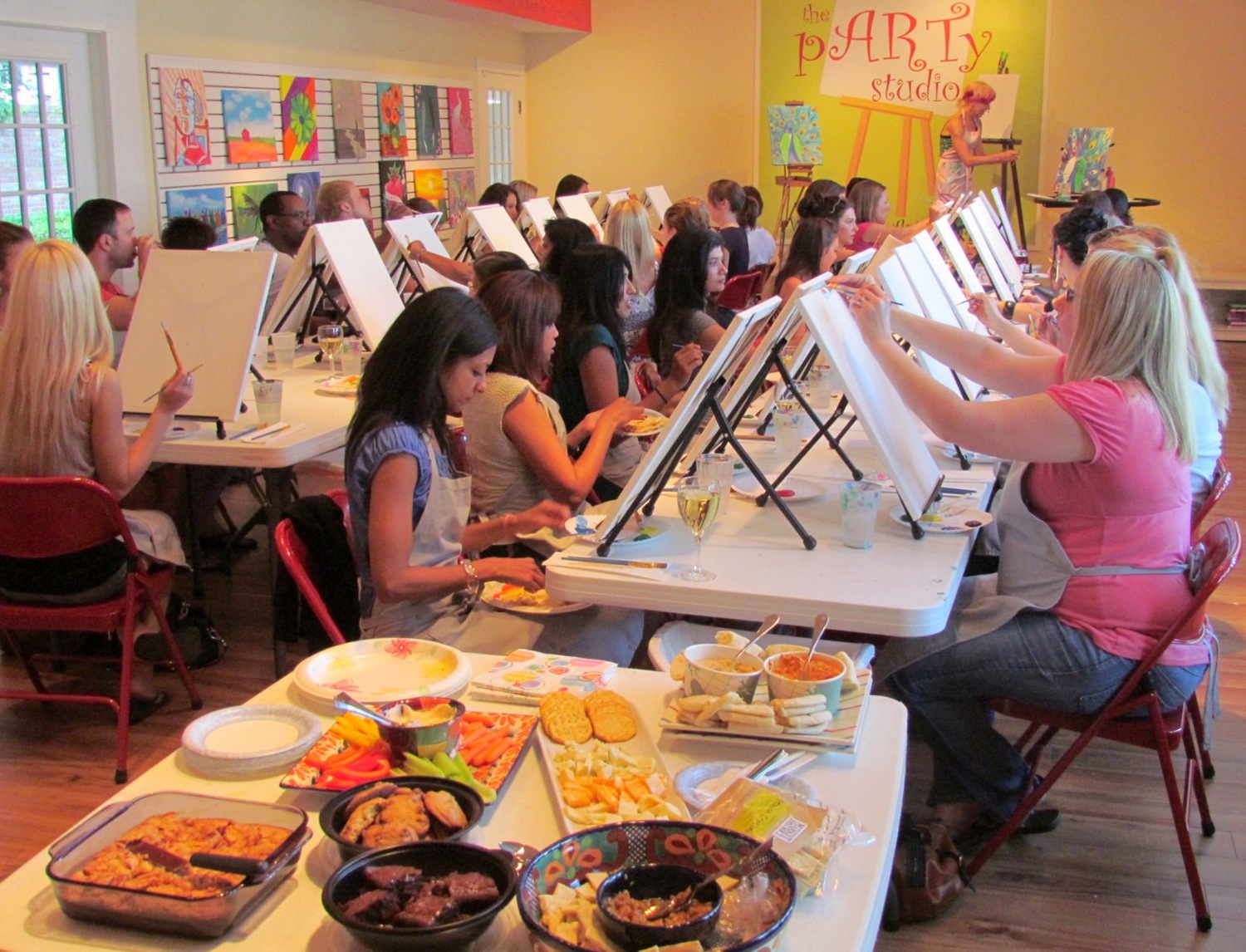 The art scene in Worthington is notable and you can sign up for fun events like art parties