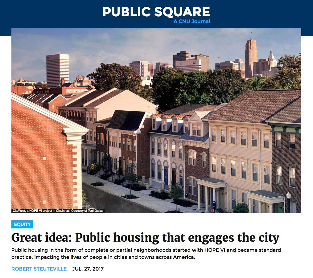 Great idea Public Housing that Engages the City