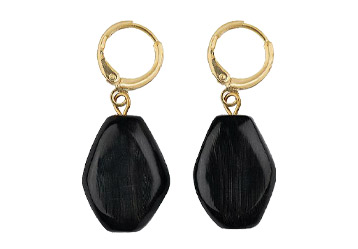 Yala Siaya Horn Nugget Hoop Earrings, £50