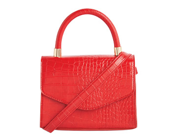 Primark Red Croc Detail Handbag, £6