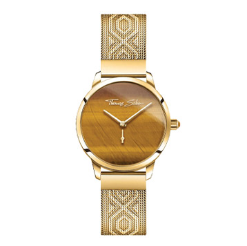 Thomas Sabo Garden Spirit Tiger‘s Eye Gold, £339