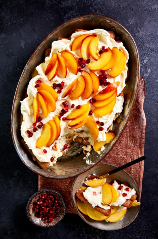 South African Peach & Amaretto Tiramisu