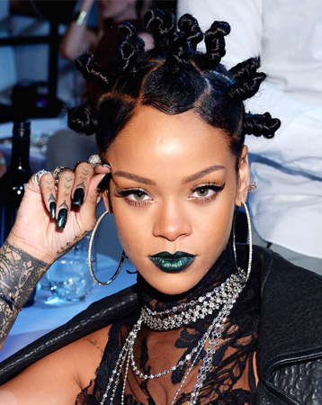 Rihanna - Bantu knots