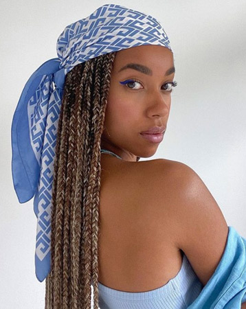 Headscarf hairstyle