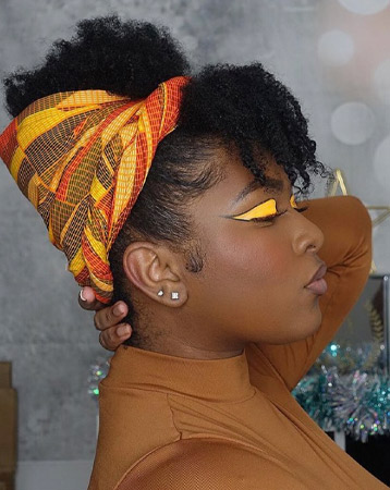 Headscarf hairstyle