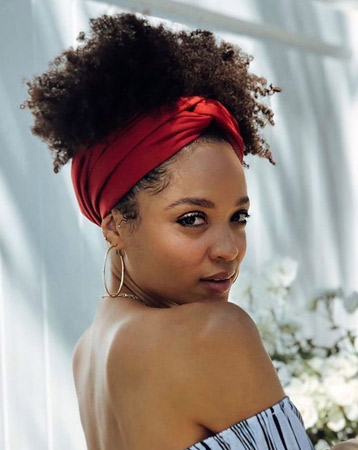 Headscarf hairstyle
