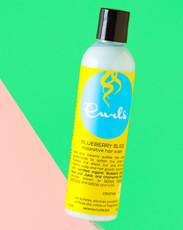 Curls Blueberry Bliss Repairative Hair Wash, £15