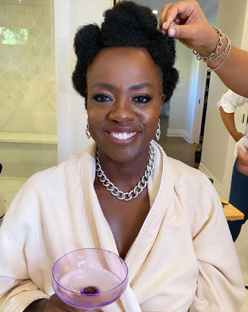 Viola Davis at the Golden Globes
