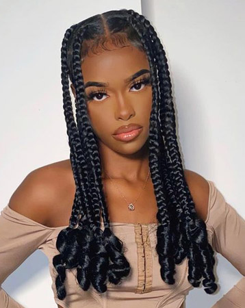 Coi Leray braids