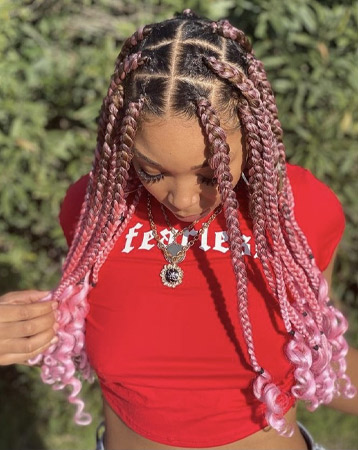Coi Leray braids