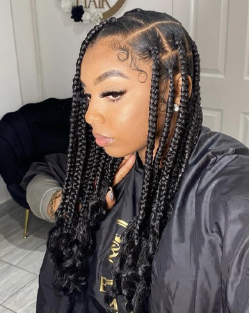 Coi Leray braids