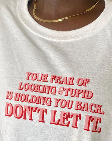 Slogan t-shirt