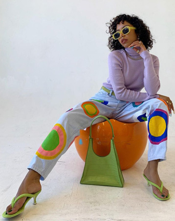 Colourful sandals
