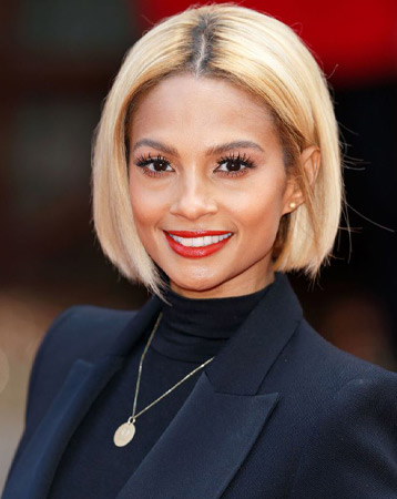 Blunt bob hairstyle