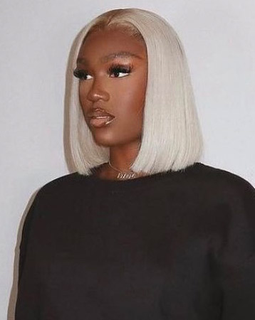 Blunt bob hairstyle