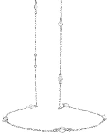 AUREE, Sliver beaded necklace