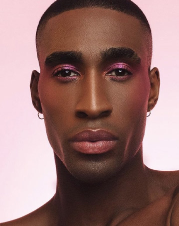Pink eyeshadow