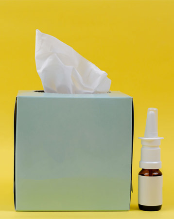 Tissues and sanitiser